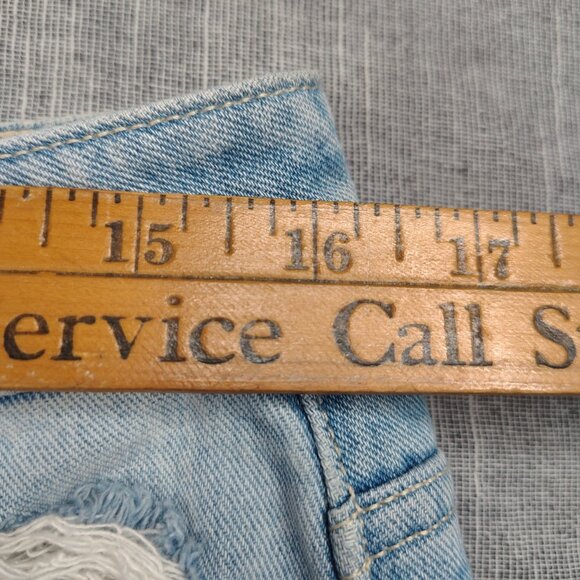 Flying Monkey Jeans Womens Size 30 Blue Best Part Super High Rise Rigid Straight - Picture 5 of 12